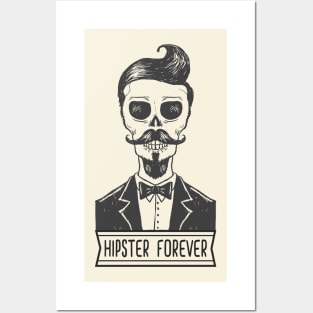Hipster Forever Posters and Art